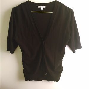 New York and company black cardigan shrug