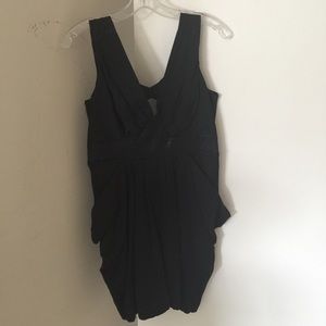 Black casual elegant dress