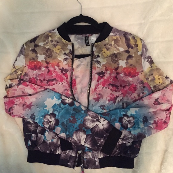 Floral light jacket