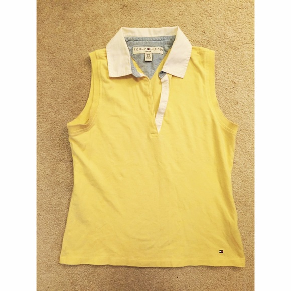 Yellow Tommy Hilfigher Top Sz Small