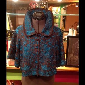 Sue Wong cropped jacket embroidered