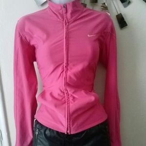 Pink Nike dri fit Jacket