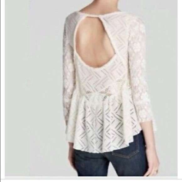 Free People Lace Blouse