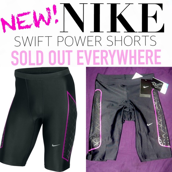 NEW NIKE SWIFT POWER SHORTS blogger favorite