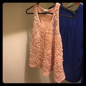 Flowery summer tank top