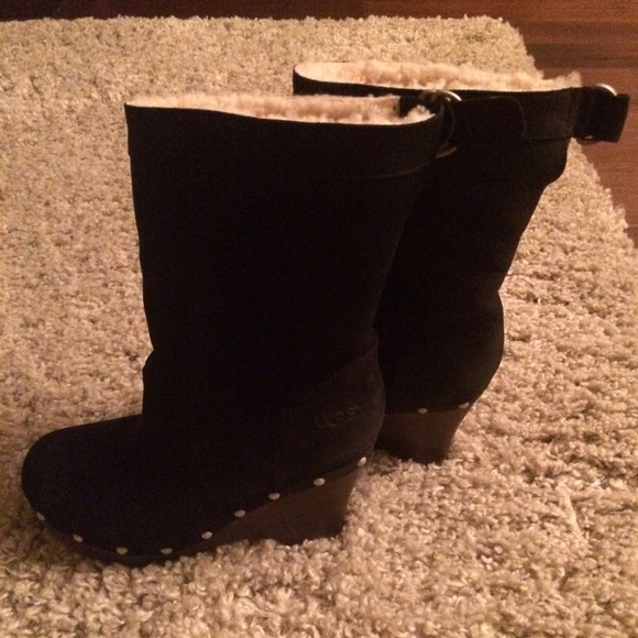 Black UGG booties
