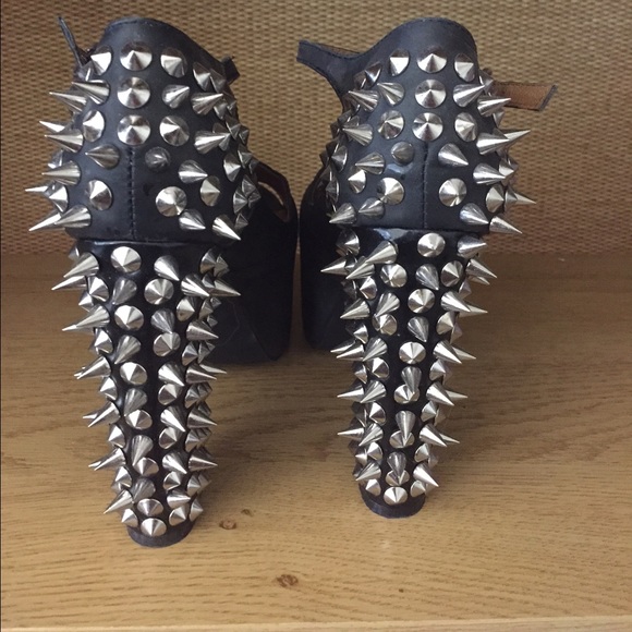 Jeffrey Campbell spiked block heel sandal