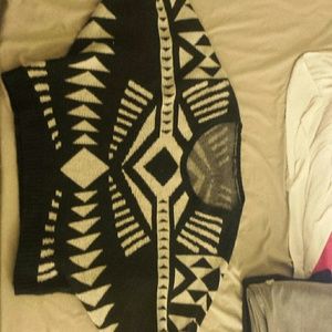 Tribal patterned sweatshirt