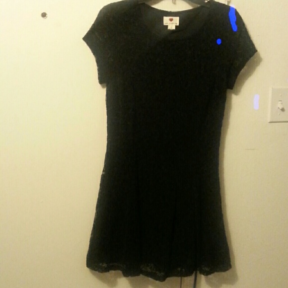 Size large Black lace dress