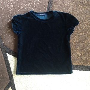 Brandy Melville dark green velvet crop! SOLD