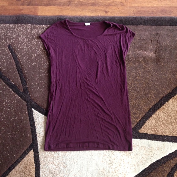 Garage T-shirt dress purple