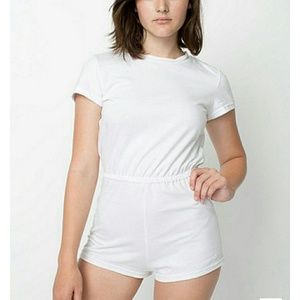 American  Apparel Carded T-Shirt Romper