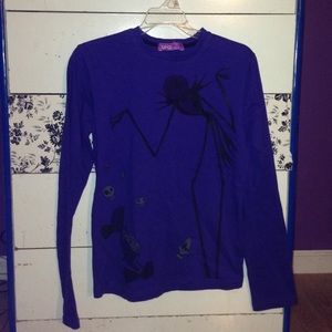Purple Jack Skelington Long Sleeve
