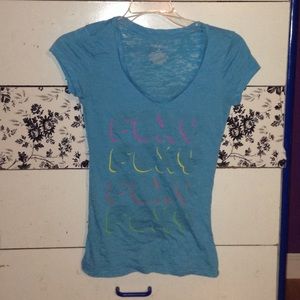 Light Blue Foxy Shirt