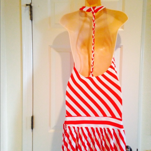 NWT Chick By Nicky Hilton Nautical Striped Dress - Picture 3 of 4