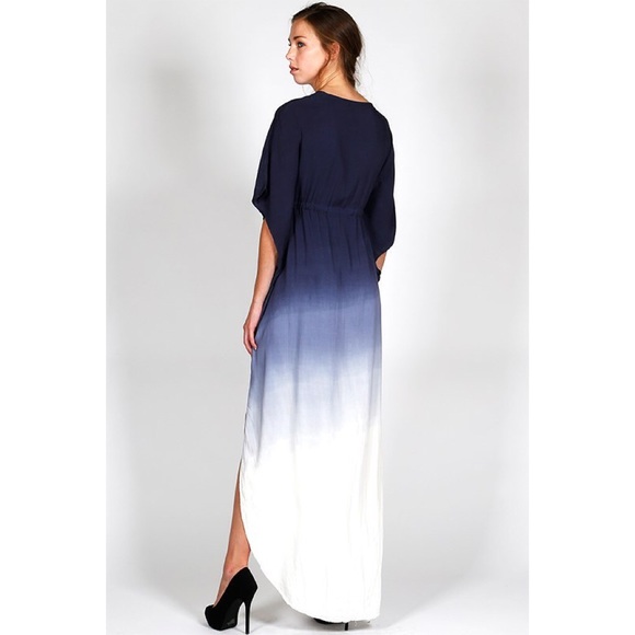 X "Horizon" Maxi Ombré Kimono Dress - Picture 2 of 3