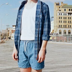 American Apparel  Denim Kool Shorts
