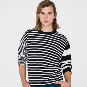 American Apparel Striped Knitted Sweater