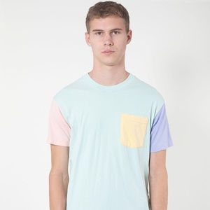 American Apparel Color Block Tee