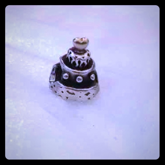 Authentic pandora Birthday cake charm
