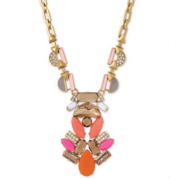 Stella and dot pop geo pendant necklace