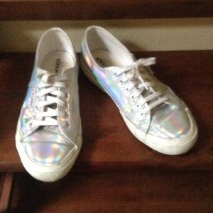Iridescent Superga sneakers