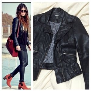 Zara Trf Leather Jacket