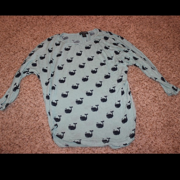SOLD!!! Blue whale shirt