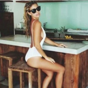 One piece bathing suit