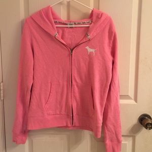 VS Pink Zip-up Hoodie