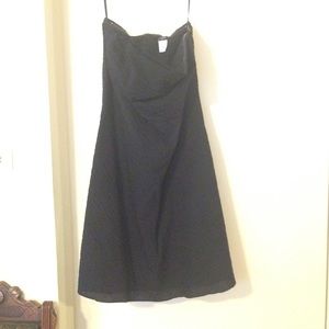 black j Crew factory strapless dress