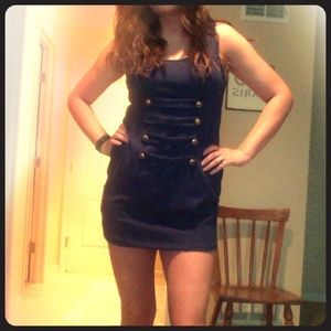 Silence + Noise Navy Sailor Dress