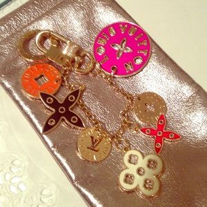Louis Vuitton Multi-Color Bag Charm/Key Chain