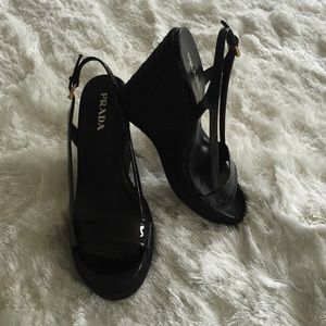 Authentic Prada wedge