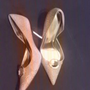 Orange Rocawear with Gold Heel