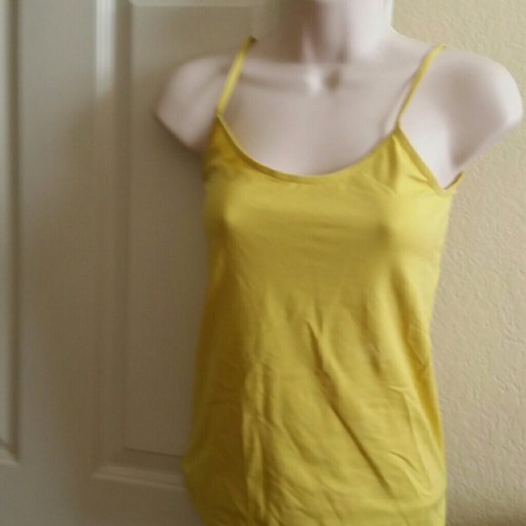 The limited medium cami tank top yellow