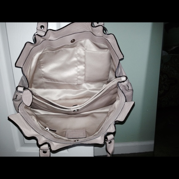 Authentic Ruffled Pink Coach Handbag - Picture 3 of 4