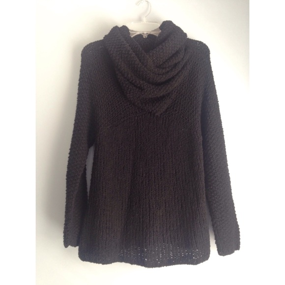 DKNYC Long Black Sweater