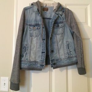 American Eagle Jean/Hoodie Jacket
