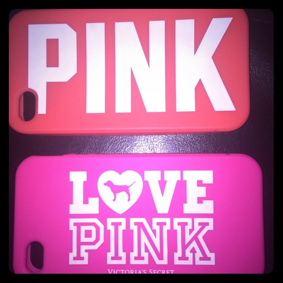 Pink and orange iPhone 4/4S cases