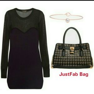 💥SALE💥Black faux leather bag