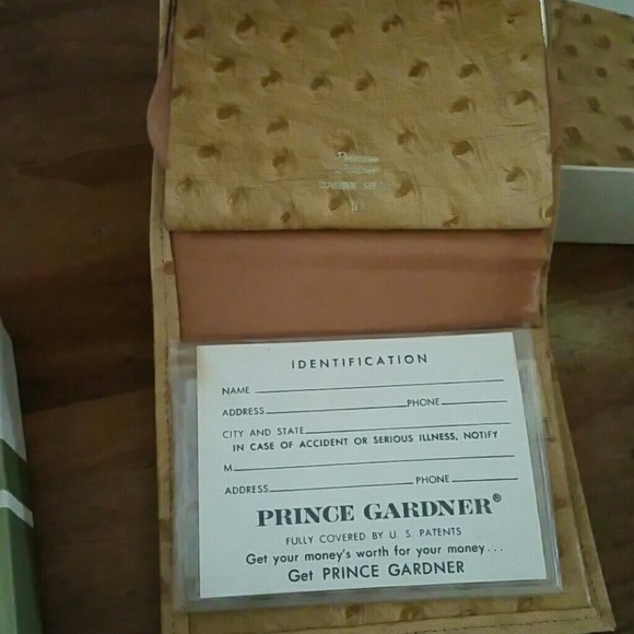 Vintage Princess Gardner Ostrich look 3 pc set - Picture 3 of 3