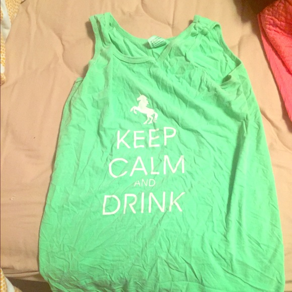 Keep Calm and Drink tank top