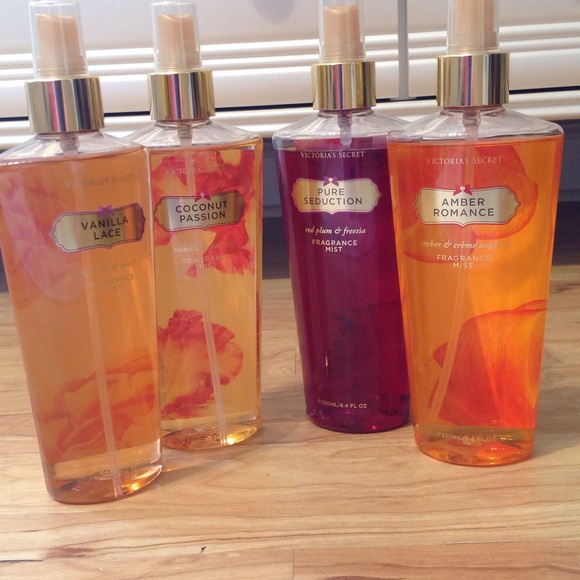 4 never been used fragrances from VS