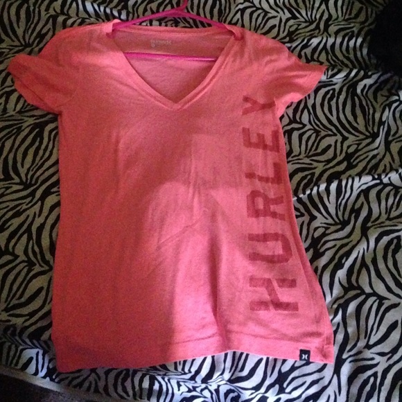 Small Pink Hurley tee