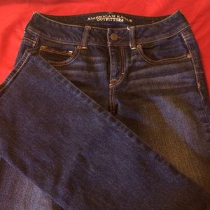 American eagle blue jeans!
