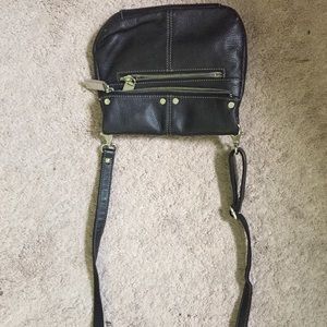 Black tignanello purse from Macy's