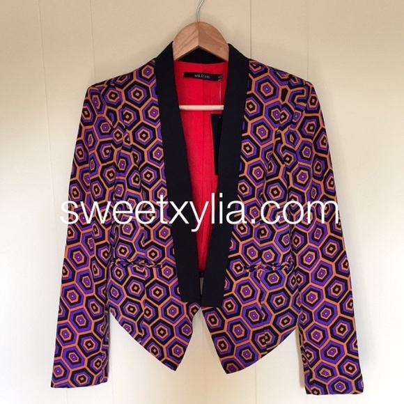 Sale🎉Multicolor patterned blazer - Picture 3 of 4