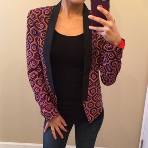 Sale🎉Multicolor patterned blazer - Picture 4 of 4