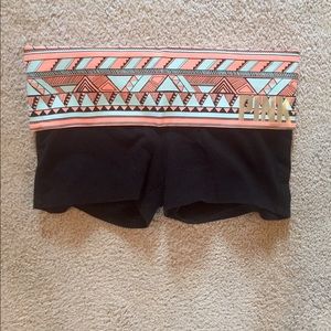 PINK yoga shorts NWOT